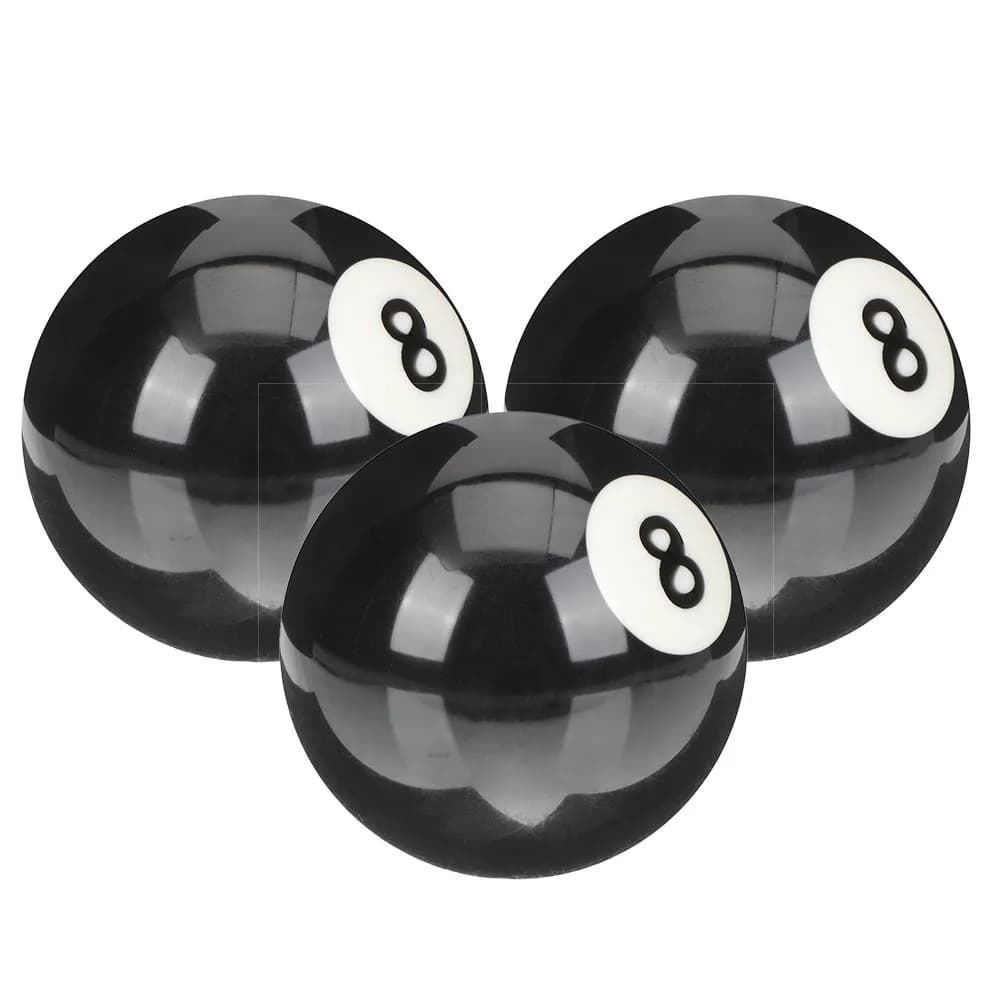 Set di 3 Palle da Biliardo in Resina, Palla da Biliardo di Precisione Rotonda ed Equilibrata per Allenamento, Resistente all'Usura, Liscia e Lucida