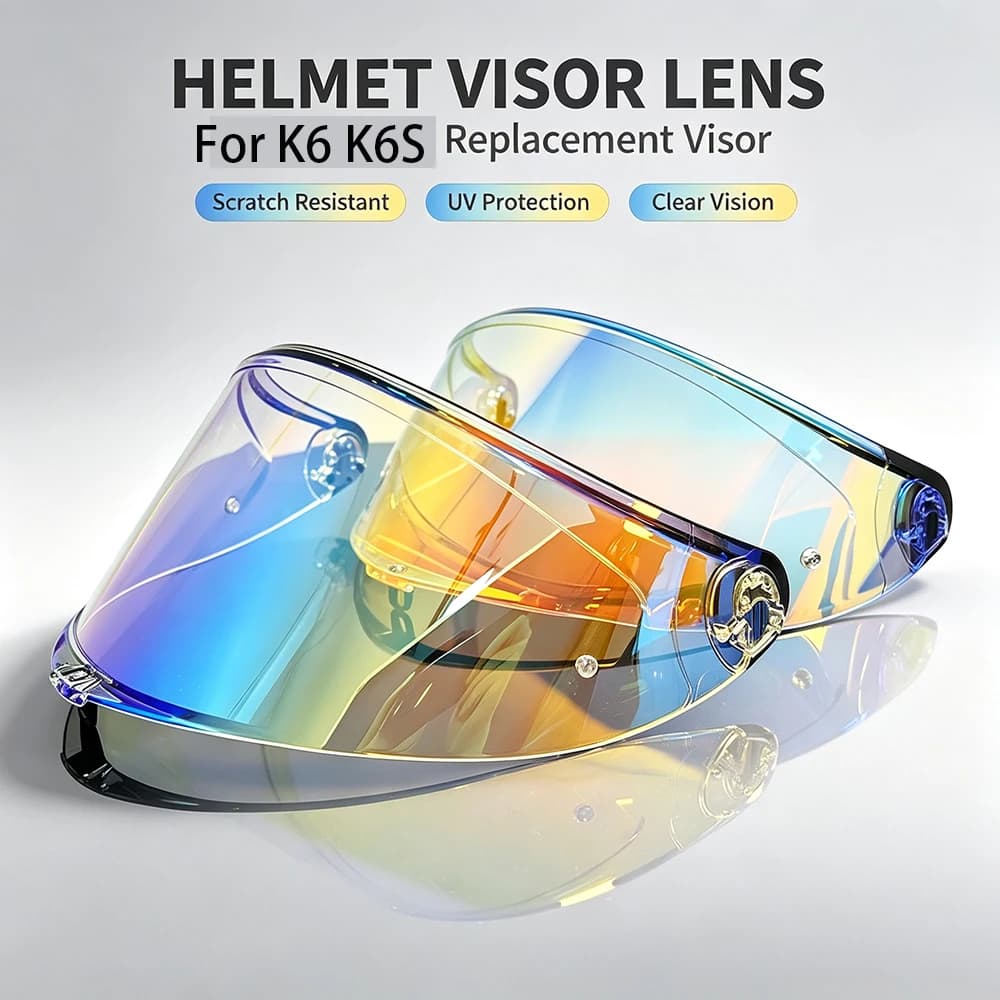 UV Replacement motorcycle helmet visor For AGV K6 K6S Helmet Visor