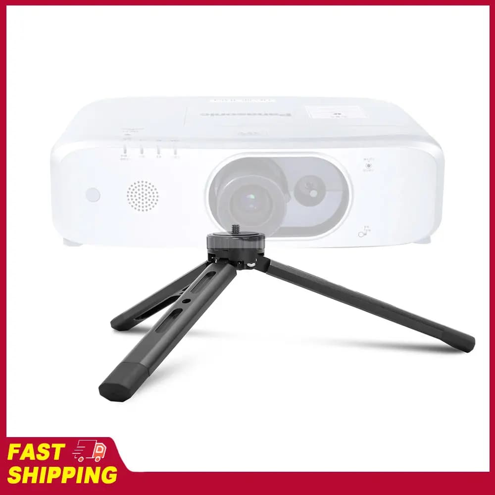 Mini metal tripod, aluminum alloy table support with 1/4 inch screw for ILDC DSLR camera, camera, projector