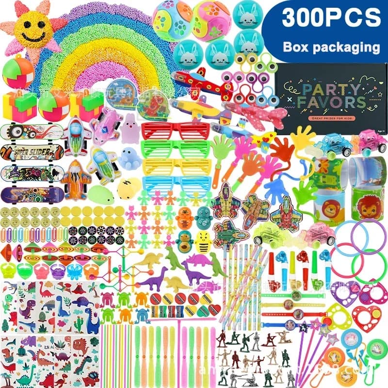 30/200/300PCS Bomboniere Assortimento di giocattoli Giveaway Pinata Filler Giocattoli sfusi per bambini Festa di compleanno Regalo Giocattoli souvenir Regalo