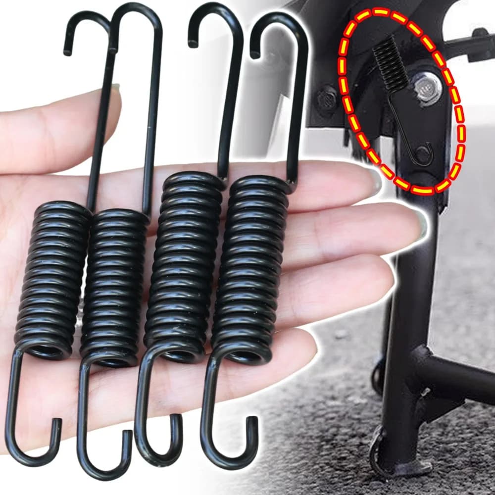 Molla per cavalletto laterale per bici elettrica Molle di ritorno per cavalletto per moto per scooter Parte sostituibile per riparazione supporto piede in ferro per bici elettrica