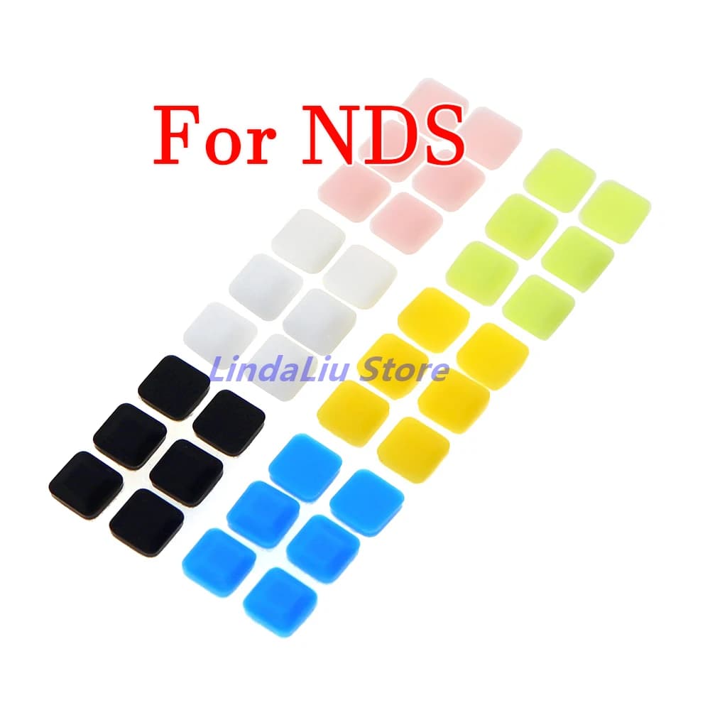 1 set di coperchi con tappo a vite in gomma di ricambio per console di gioco NDS piedini a vite cuscinetto in gomma per nds
