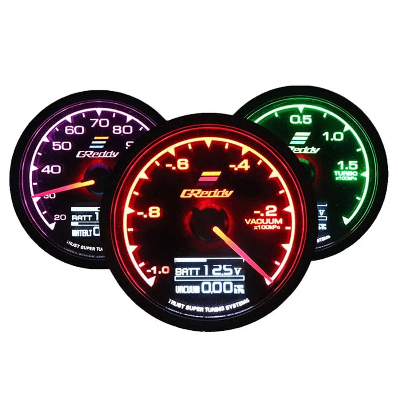 Il kit di valvole per vuoto Turbo Boost a 7 colori per modifica auto universale include il tachimetro GPS per camion con raccordo a T per tubo meccanico