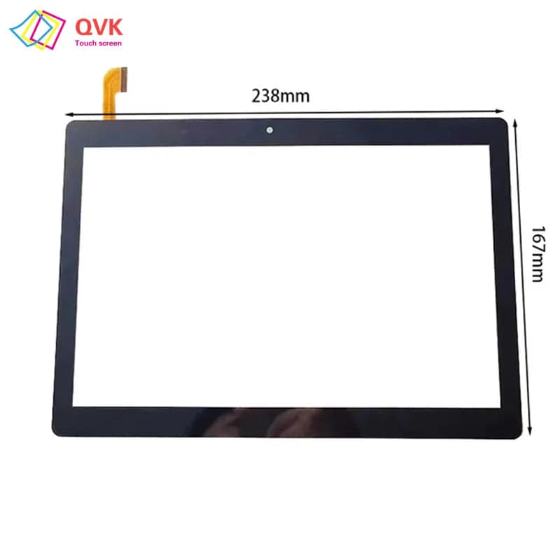 10.1 pollici Nero Per QDDQ TB02 Tablet PC Touchscreen Capacitivo Digitizer Sensore Pannello di Vetro Esterno 238X167 MM