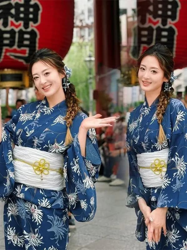 Nuovo Kimono Tradizionale Giapponese per Fotografia, Vestito da Bagno per Ragazze, Versione Migliorata in Poliestere, Esclusiva Online