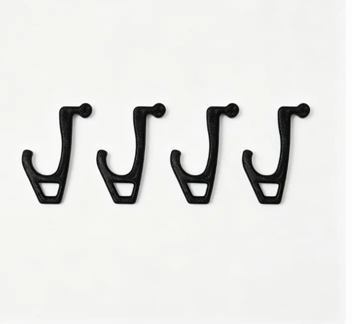Thule Fiamma Omnistor Plastic Tent Hooks, 4 pcs, camper-resistant, for hanging lamps, lanterns, towels, easy to install