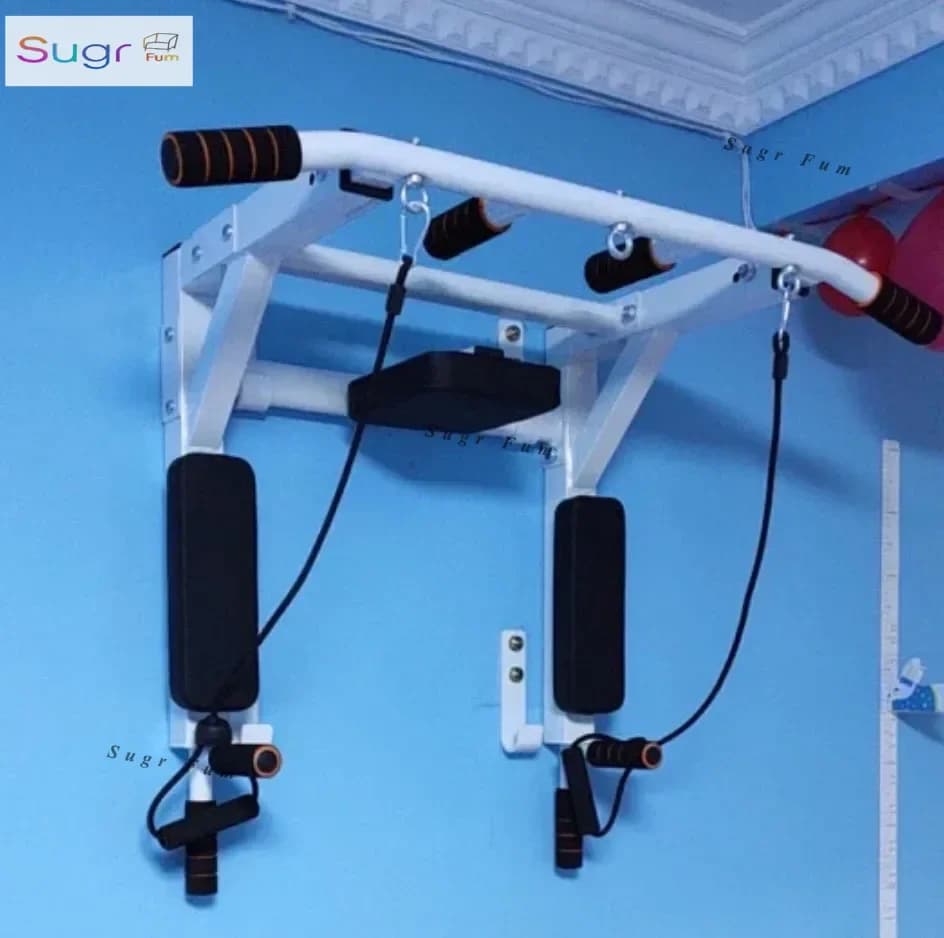 Horizontal indoor wall bar, parallel bar for multifunctional exercises, home fitness equipment, traction device, domestic suspension rod