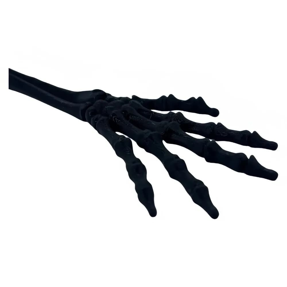2PCS Orribile PLA 3D Stampato Teschio Ornamento 7 Colori Artificiale Simulato Scheletro Palma Halloween Teschio Mano Tavolo Ornamento