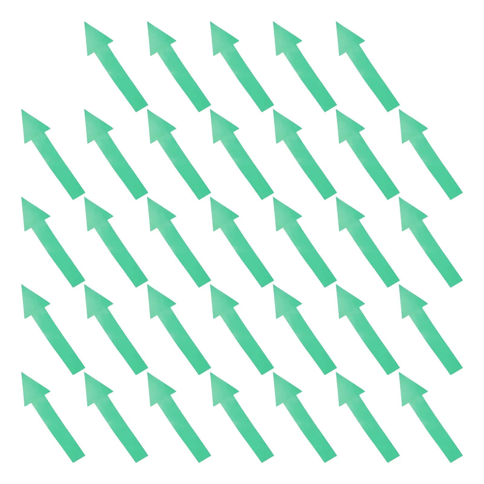 50Pcs Arrow Decals Lightweight Easy to Apply Direction Stickers for Industrial Equipment Indicating Safe Operation Labeling