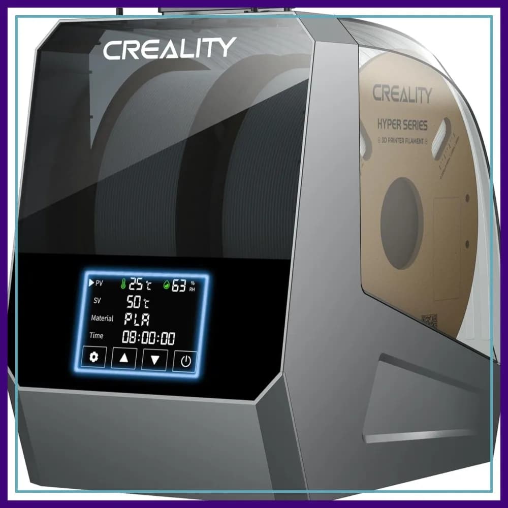 Nuovo Essiccatore per Filamenti a Doppia Bobina 2026, Riscaldamento Rapido PTC 160W, Schermo Touch LCD da 4 Pollici, Asciugatura con Un Solo Tasto per PLA PETG ABS TPU
