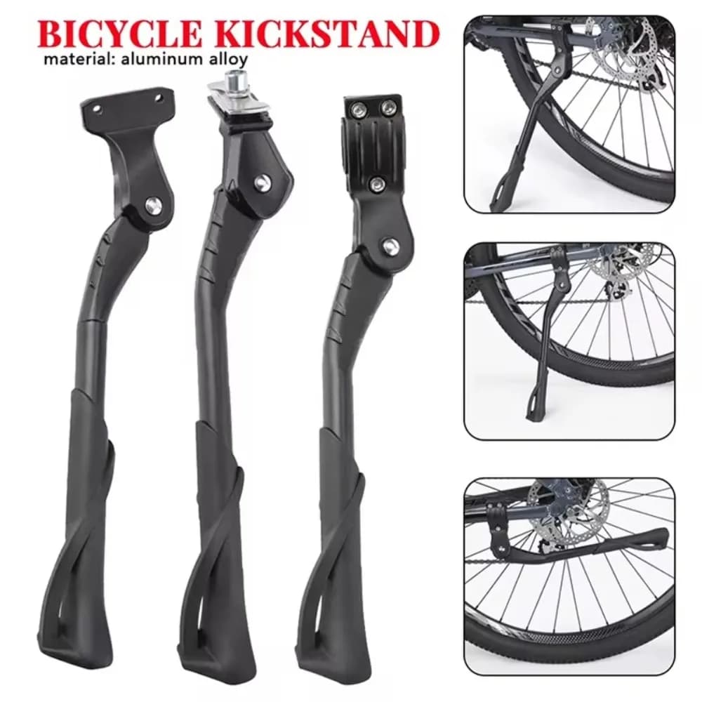 Cavalletto per bicicletta per Mountain Bike da 24-29 pollici MTB/neve/veicolo elettrico regolabile in lega di alluminio supporto per parcheggio per bici poggiapiedi