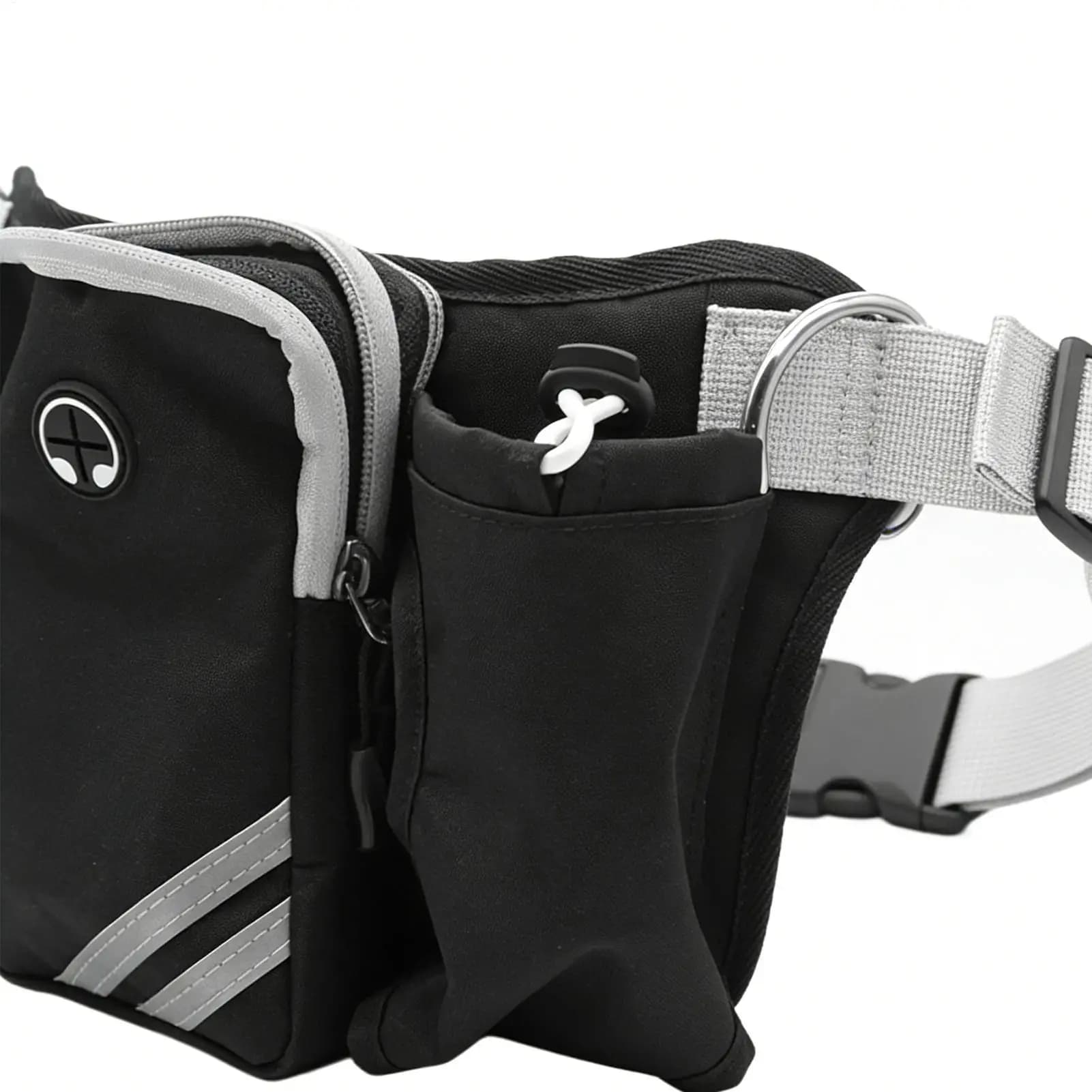 Running Belt for Dogs with Pockets Breathable for Snacks, Home Pet Buckle for Open Race, Hiking, Gym, Beach, Jogging, Holidays
