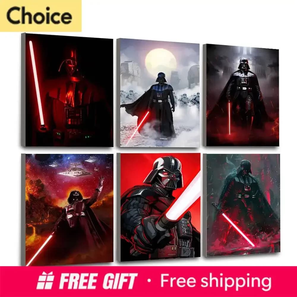 S-Star Wars Darth Vader lassic Cover Diamond Painting Print Poster For Living Room Wall Art Home Decor Pictures Gift