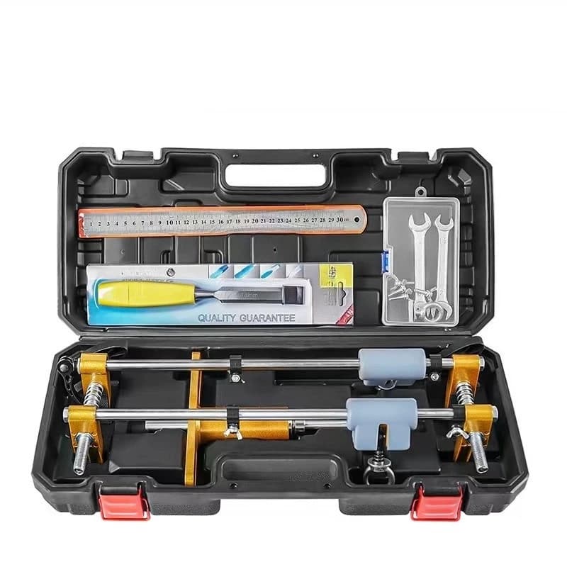 LISCA Replace Mortice Solid Wood Smart Lock Jig Hole Opener Door Fitting Jig Kit Mortise Tool Hole Saw Opener