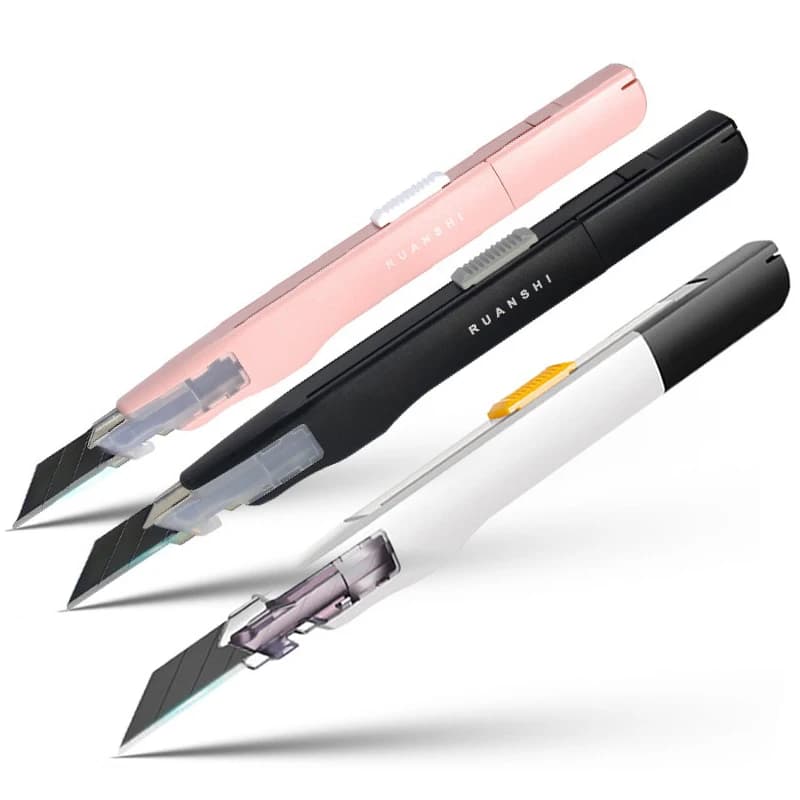 Coltello multiuso Anti-Shake Lama da 30 gradi Adesivi per auto Decalcomanie Taglierina per vinile Coltello per finestre Pellicola per colorare Taglio di carta Coltello da intaglio