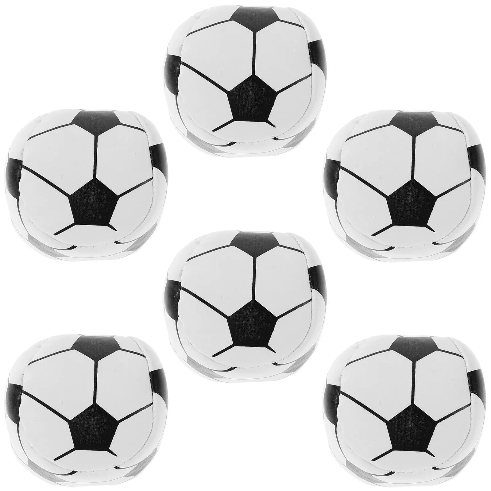 6Pcs Soccer Bean Bags Sensory Training Hand Toss Games for Kids Adults Outdoor Corn Hole Sack Hole Sack
