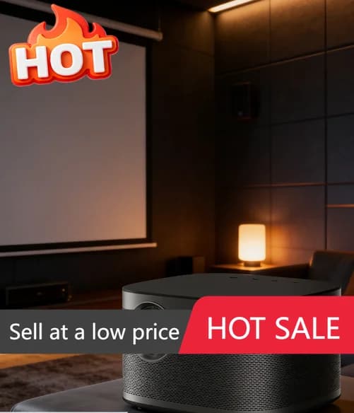 Proiettore Home Theater Hrizon Pro 4K, 1500 Lumen ISO, Android TV 10.0, Audio Harman Kardon Integrato, Correzione Automatica Keystone e Screen Fit