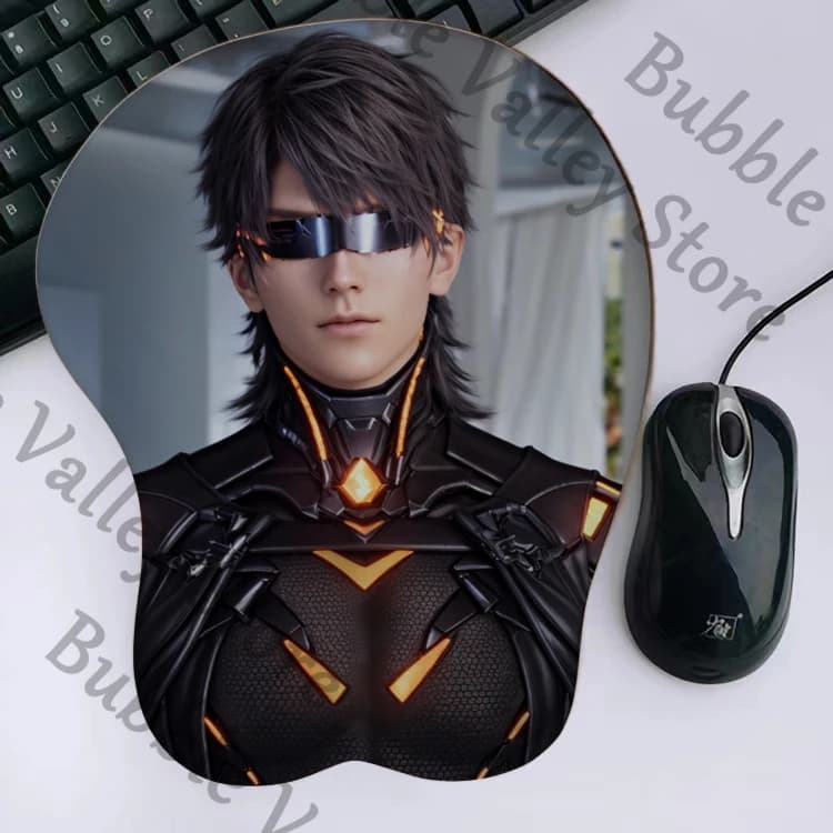 Anime Love e Deepspace Sylus Caleb Rafayel Xavier Zayne Cosplay 3D Polso Brace Mouse Zerbino Cartoon Mouses Pad Tastiera Pad Regalo