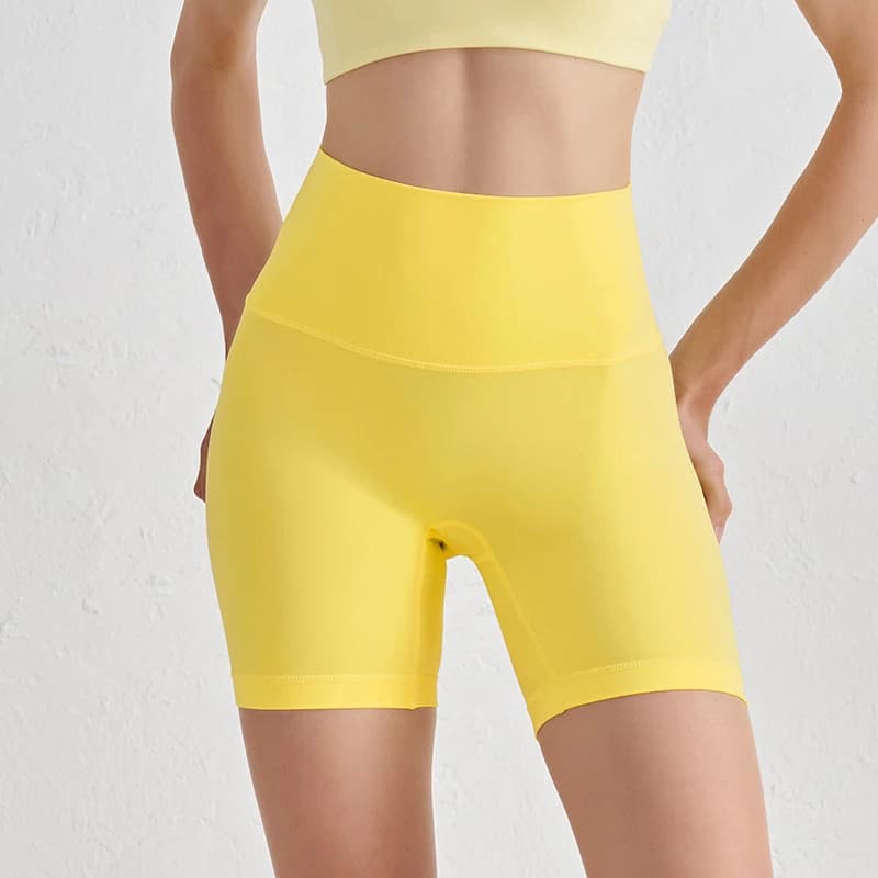 TRY TO BN Women's Gym Shorts Effetto Nudo a Vita Alta, Models Glutei, for Fitness, Cycling, Yoga, Running and Training