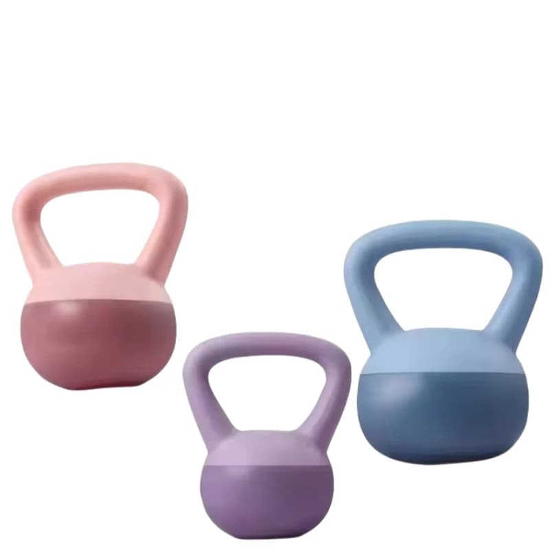 Soft Kettlebell with comfortable anti-slip handle, waterproof surface, iron sand filling for stable weight and full fitness training for the whole body