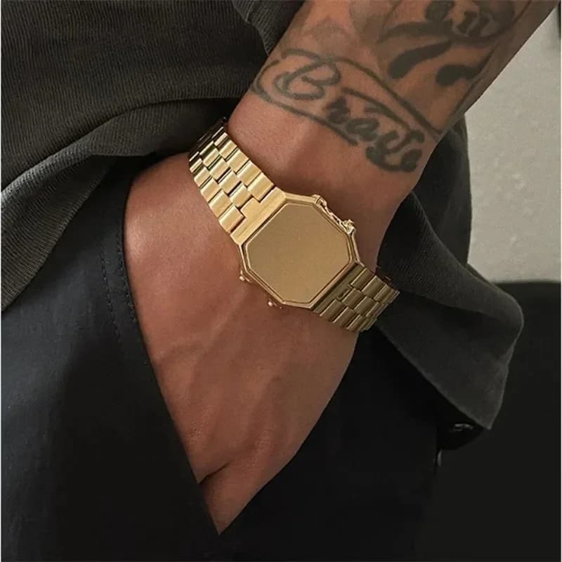 Nuovo Bracciale da Uomo 2026 in Acciaio al Titanio, Design di Nicchia, Eterno e Senza Tempo, Stile Hip Hop, Personalizzato, Accessorio per Feste