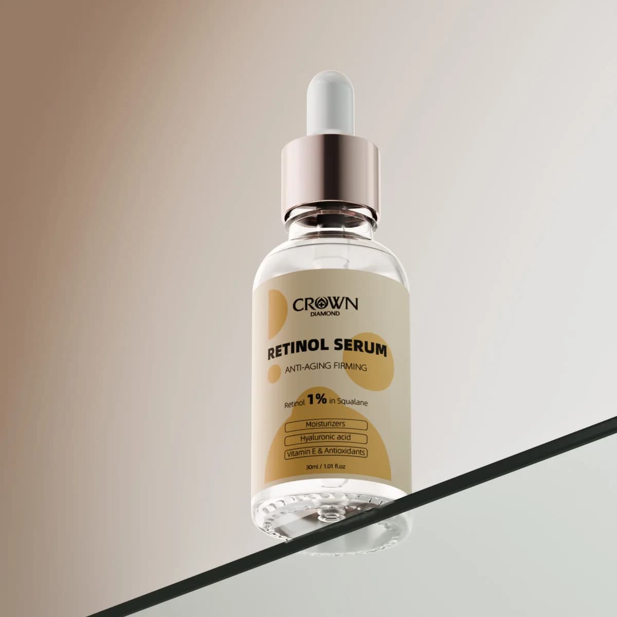 Face serum to vitamin C and retinol, pore aging, firming, deep moisturizing, instant lifting effect, for skin care, 30ML