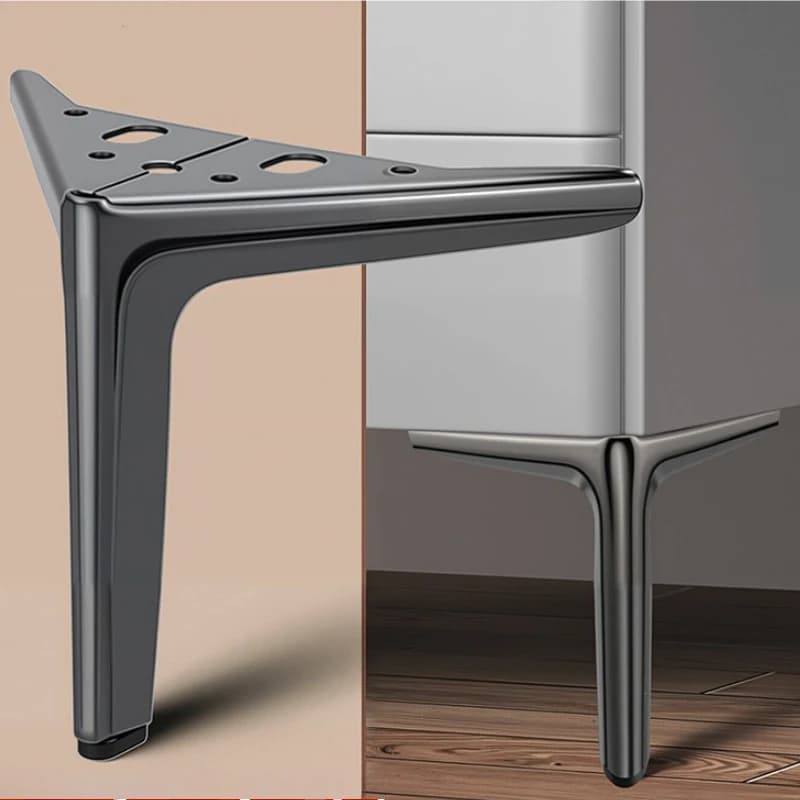 Piedini per Mobili Rinforzati e Multifunzione, Supporto per TV, Base per Letto, Gambe Antiscivolo per Divano, Facile Installazione Rapida
