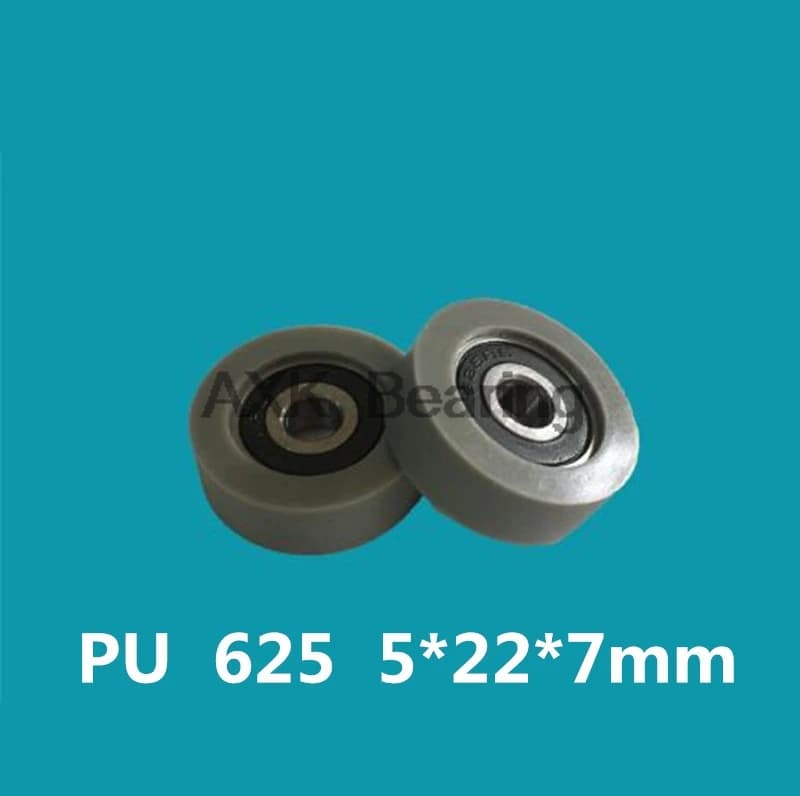 10 pz 6*20*6mm tipo F aereo puleggia ruota pacchetto nylon plastica POM 625 cuscinetto puleggia per stampante 3D