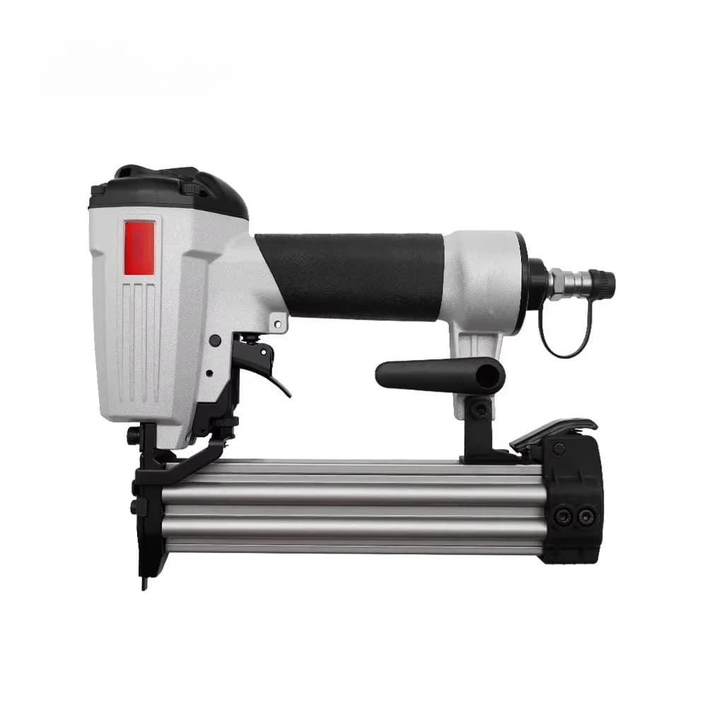 F3225 Pistola sparachiodi in alluminio durevole 2 in 1/Cucitrice per decorazione interna Chiodi dritti da 10-32 mm Graffette a U da 13-25 mm Mobili in legno
