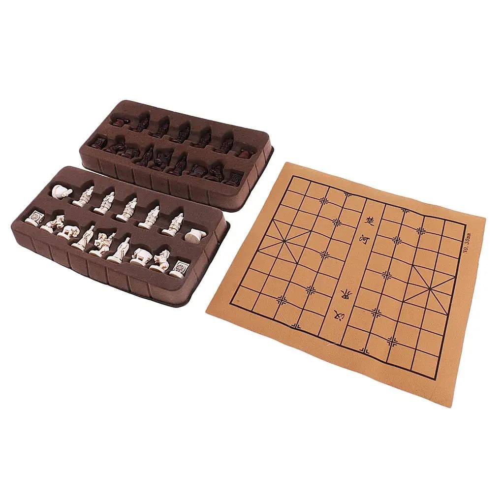 Pezzi degli scacchi Xiangqi Set Giochi educativi per bambini in famiglia Fine