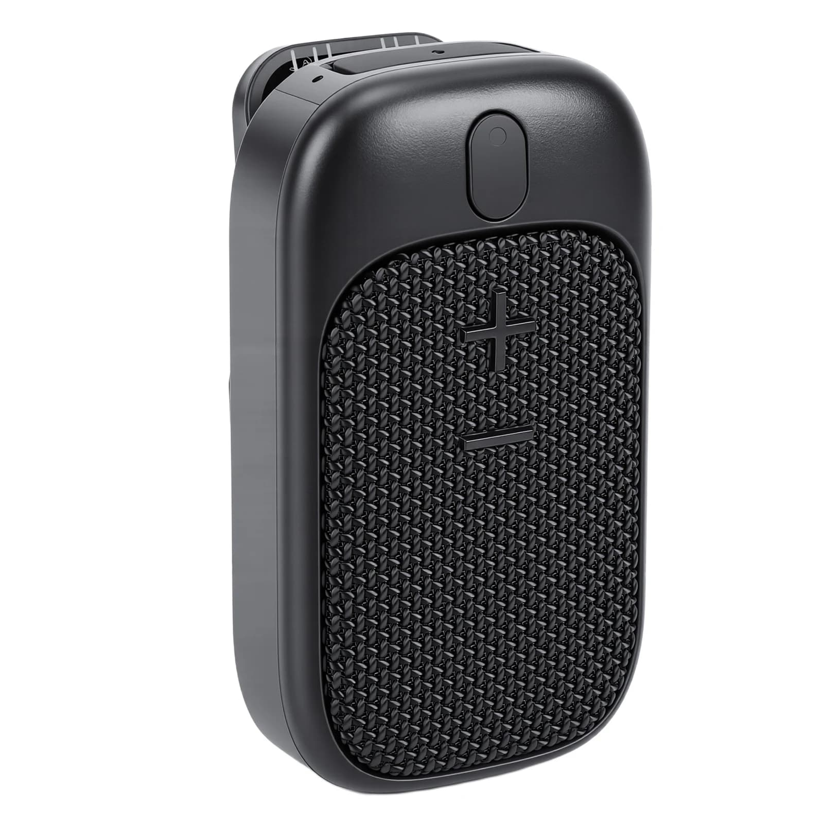 Altoparlante Bluetooth wireless indossabile e impermeabile, subwoofer portatile, soundbox con clip, microfono integrato per viaggi, escursioni e corsa
