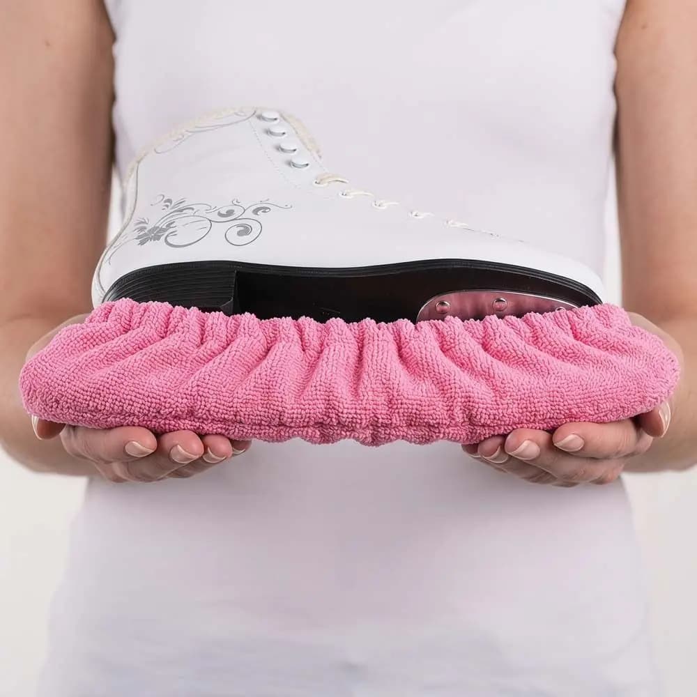 1 paio di copriscarpe protettivi morbidi per pattini da ghiaccio, custodia per pattini da hockey, protezione per scarpe da pattinaggio, comode e traspiranti