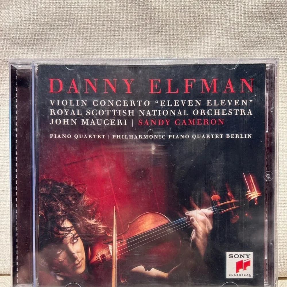 Danny Elfman Violin Concerto Modern Classical Orchestral Instrumental Audiophile Music CD Collection Album