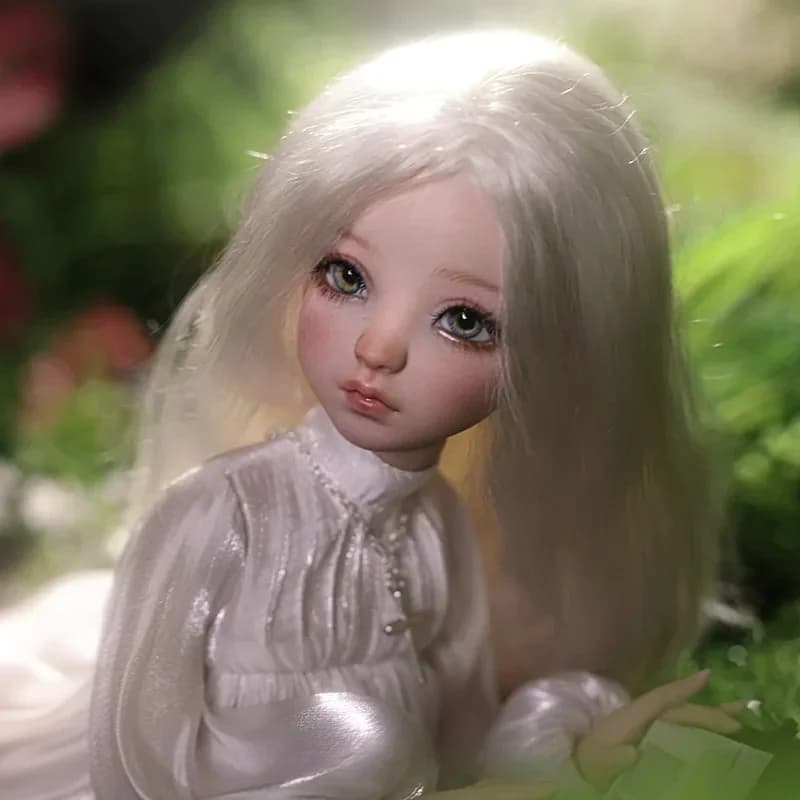 Shuga Fairy Ophelia 1/5 bambola Bjd che scorre luce e colore gonna a trapezio bambola mobile in resina stile pigro