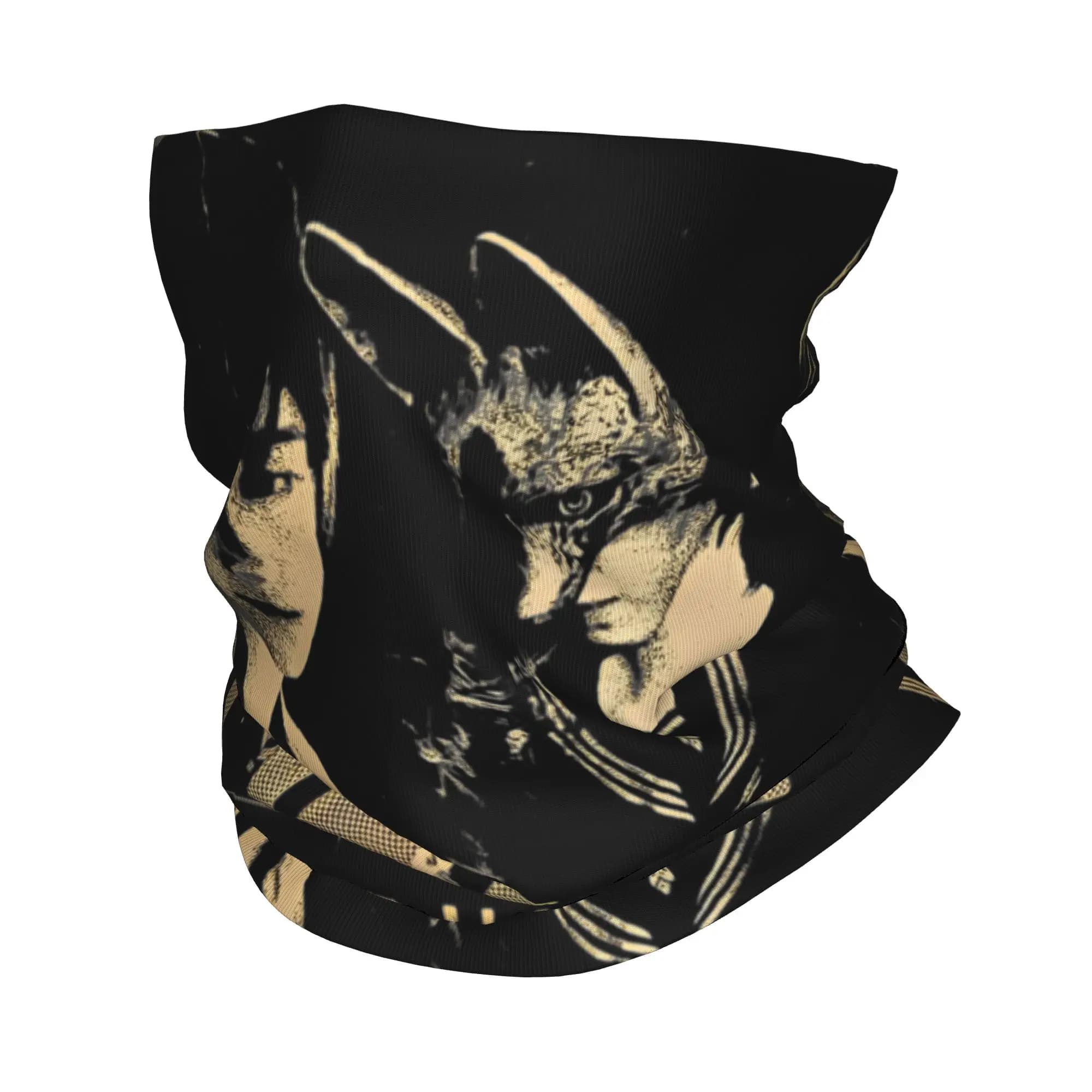Bandana/Maschera Multifunzione Silent Hill F Anni '90 Konami Horror Game, Sciarpa Magica Stampata per Escursionismo Uomo Donna Adulto