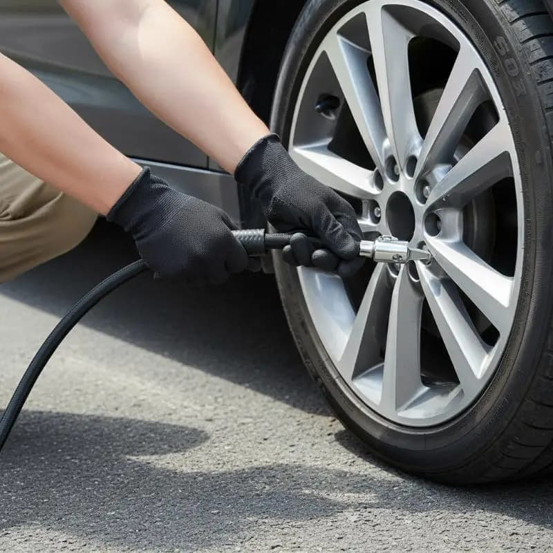 10cm 20cm 30cm Cannot Deflate Car Bike Motorcycle Car Tire Air Inflator Hose Inflatable Pump Extension Tube Adapter Connection