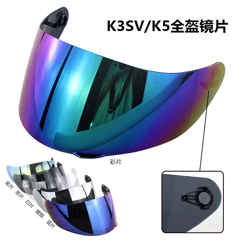 Accessori per casco per K1, K3SV, K5 Lenti sostitutive per casco, Lenti per casco moto, Lenti di sicurezza antiriflesso e antivento