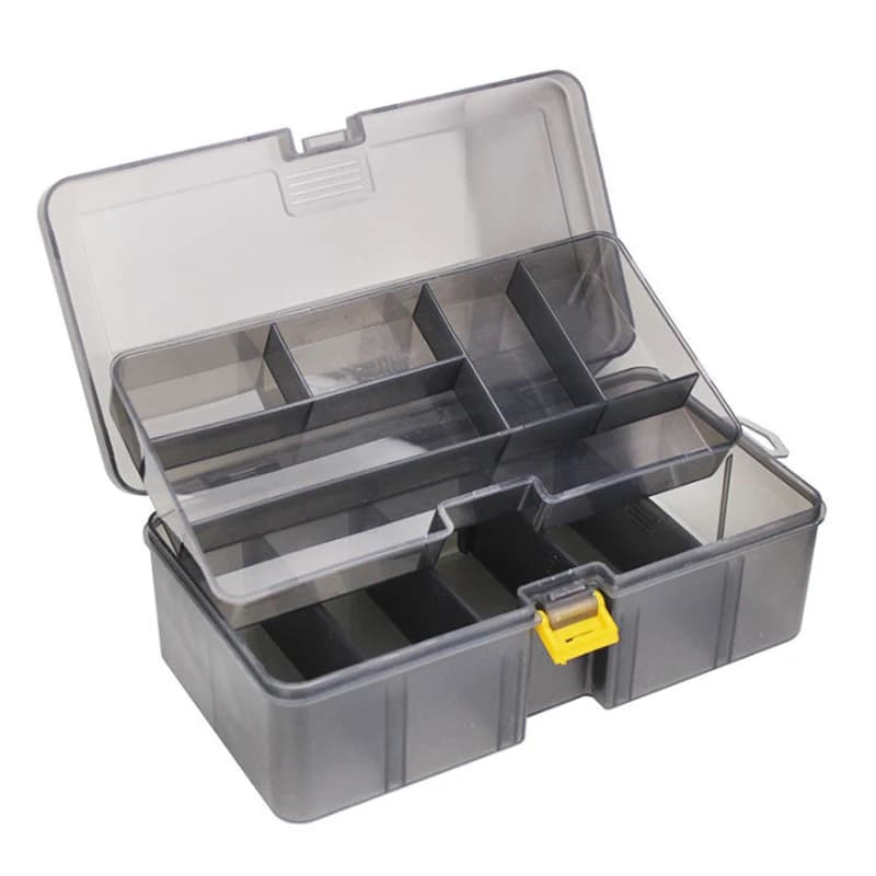 WEIHE Wholesale Color Gun Double-face Esca Waterproof Plastic Fishing Equipment Box