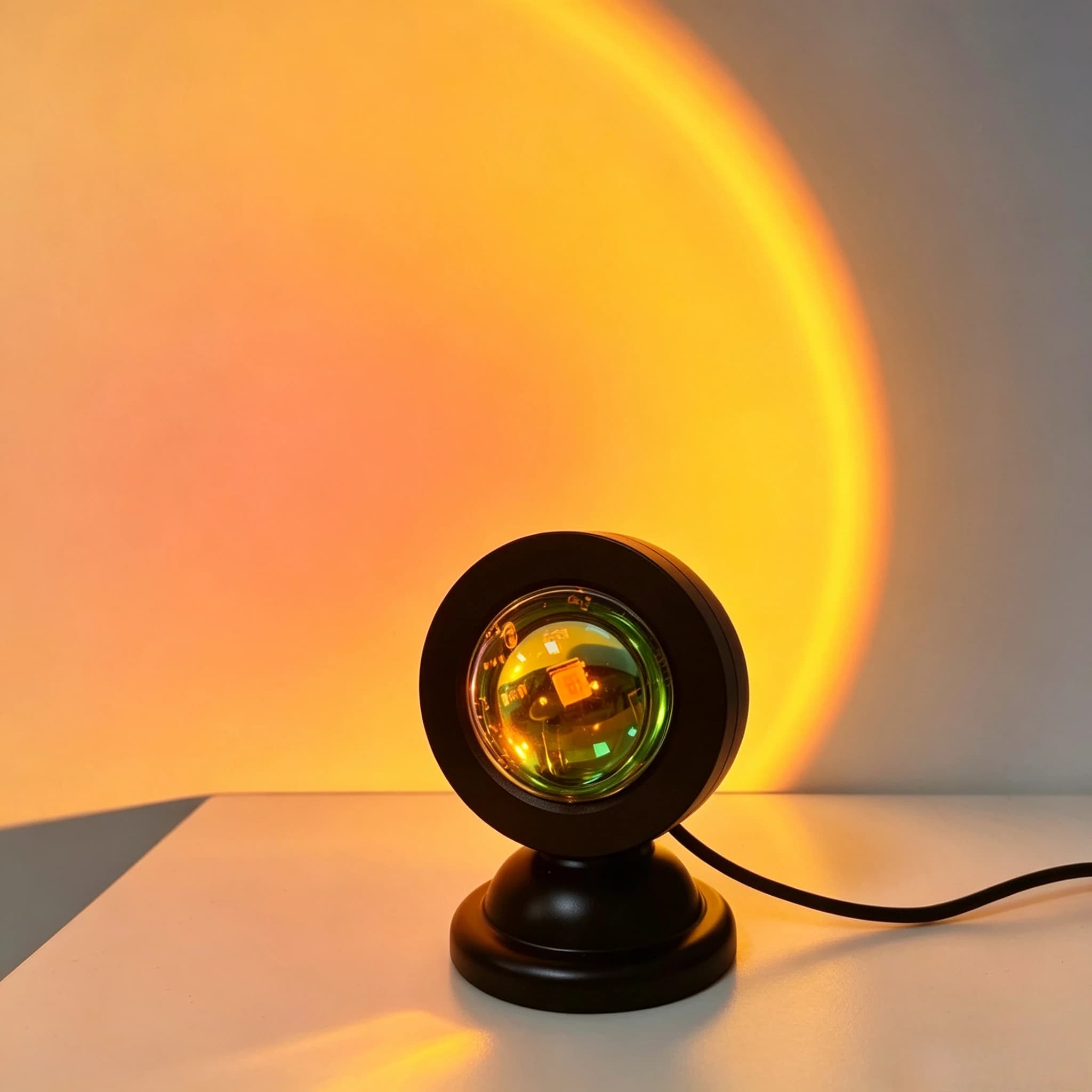 Led USB Sunset Lamp Projector Home Decor Night Light Portable Mood Light For Bedroom Living Room Wall Photography Neon Lights
