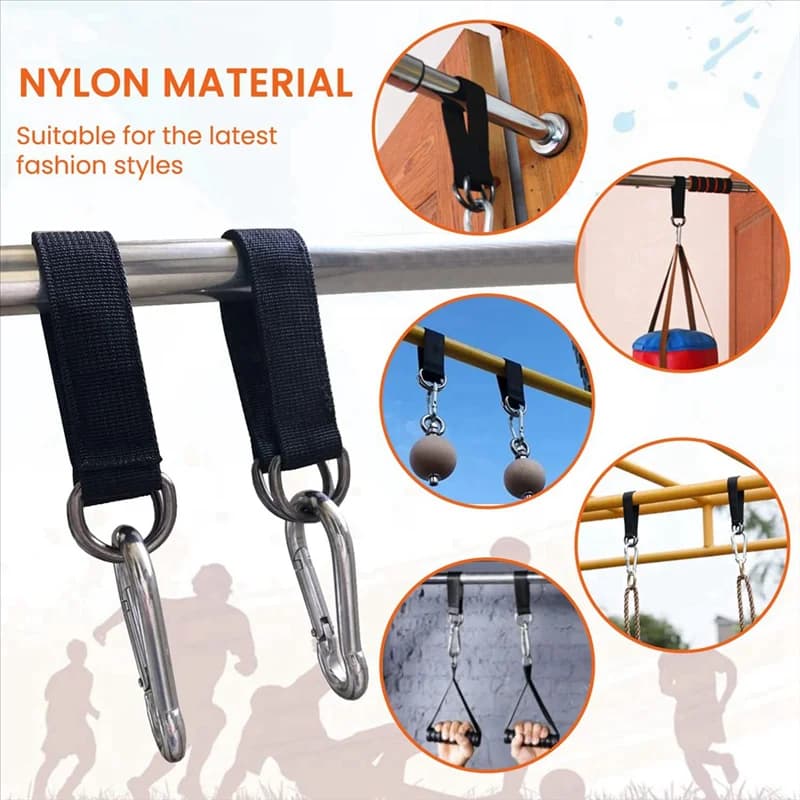 Extension Belt Gym Single Bar Non-slip Swing Straps Ring for Heavy Duty Hook Connector for Hanger Amaca Bags for Punching Swing Belt for swing