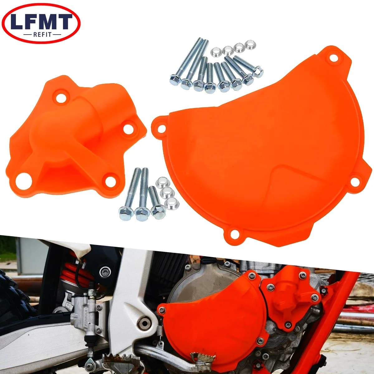Protezione Frizione e Pompa Acqua per Moto KTM SX-F XC-F XCF-W Freeride EXC-F SIX DAYS 250 350 2012-2016 Dirt Bike