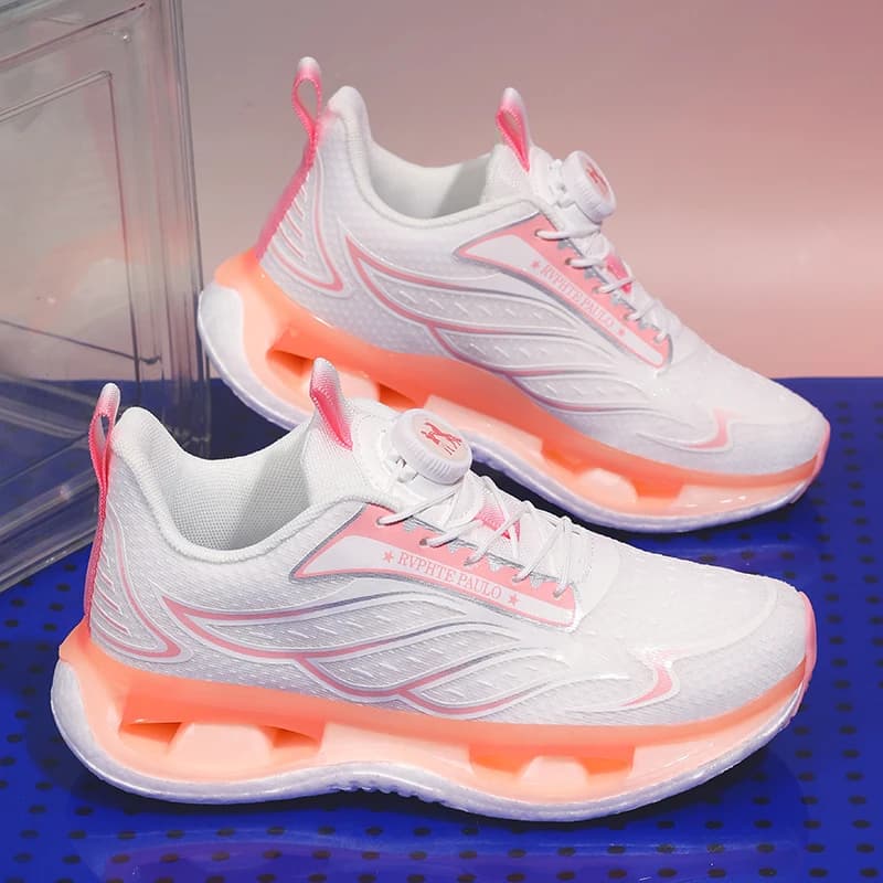 Scarpe Sportive Casual da Uomo, Scarpe da Corsa Unisex, Leggere e Traspiranti. Adatto per uso stradale ed esterno, presa multisfaccettata. Adatto per maratona, triathlon, corsa su sentiero, ciclismo, allenamenti in palestra, esercizi aerobici, escursionismo e uso quotidiano. Adatto a tutte le stagioni, stile sportivo urbano.
