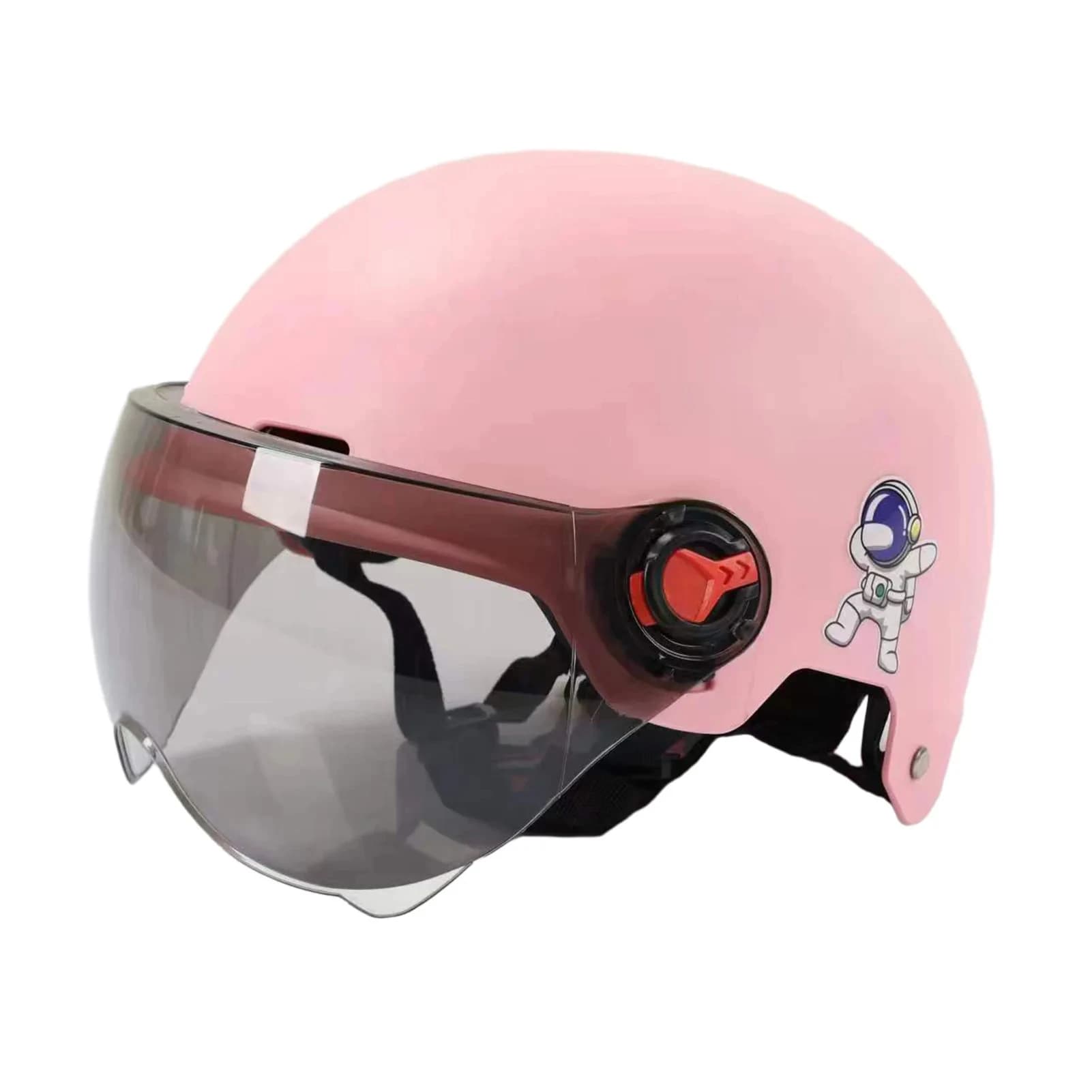 Men's Bike Helmet Woman Motor Electric Scooter Bike Helmet Open half helmet Safety hat anti- UV Bicycle cap with glasses