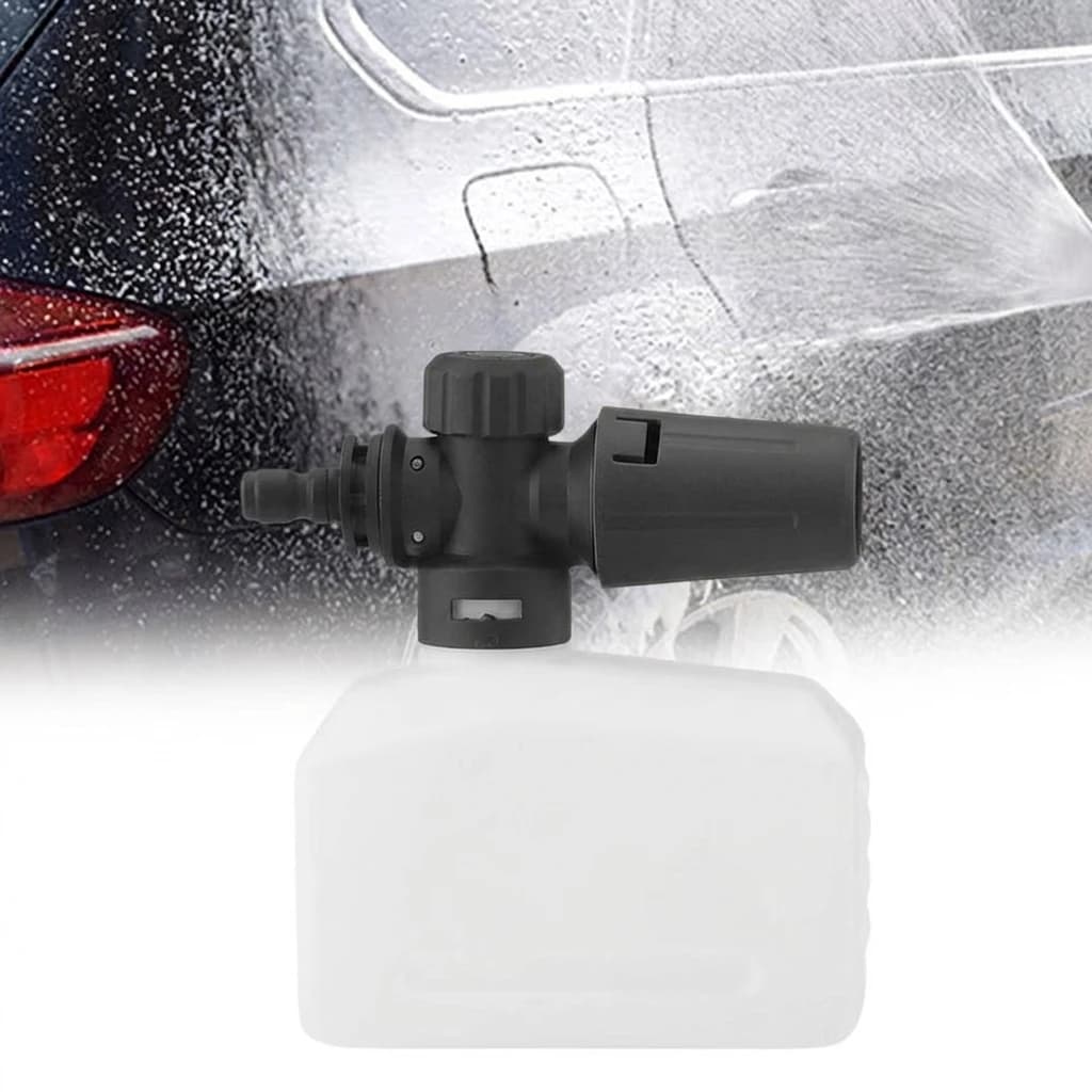 12mm Quick Connect Foam Cannon Plastic Pressure Washer Soap Dispenser Nozzle for Car Detailing Patio Window Cleaning
