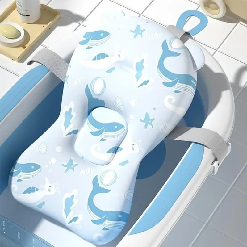 Tappetino da bagno di sicurezza per bambini Cuscino portatile antiscivolo Vasca da bagno per bambini Tappetino di supporto per doccia Tappetino galleggiante per bagnante di sicurezza infantile morbido