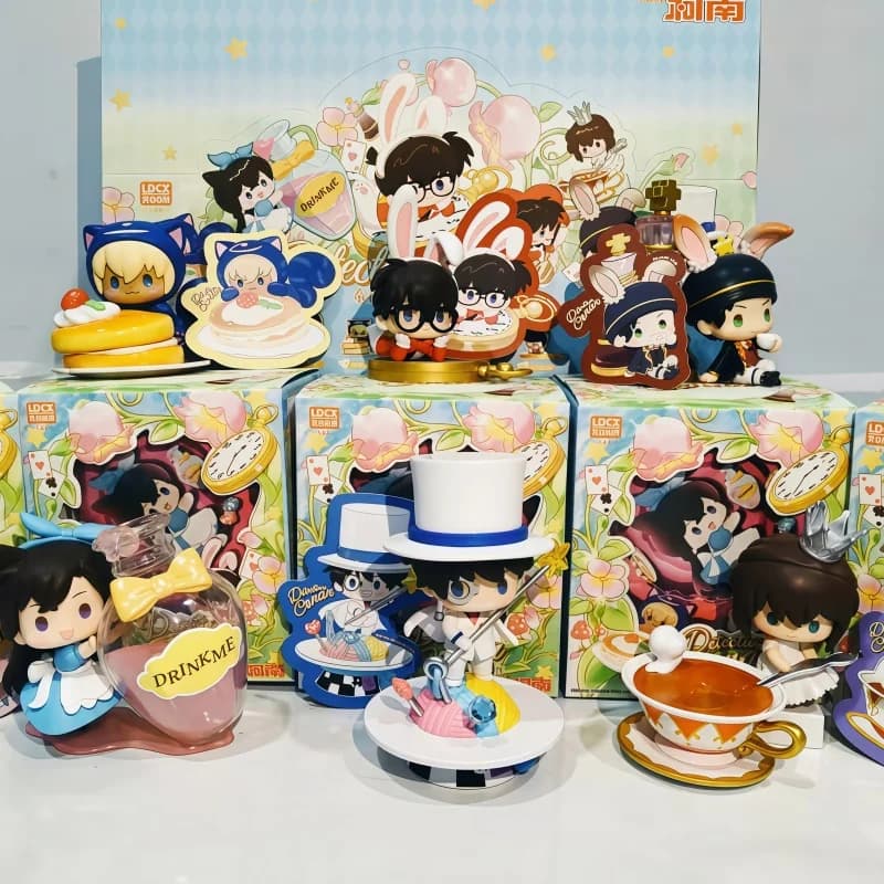 LDCX Original Detective Conan Fairy Tale Roaming Series Blind Box Anime Figure Collection Giocattoli da Collezione Regali per i Fan degli Anime Disponibili