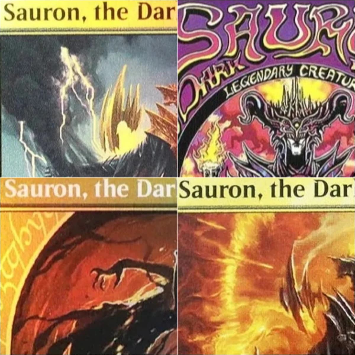 "Sauron, The Dark Lord" Carte proxy magiche TCG personalizzate Gioco di carte proxy di qualità Raccolta da tavolo Gioco di carte collezionabili