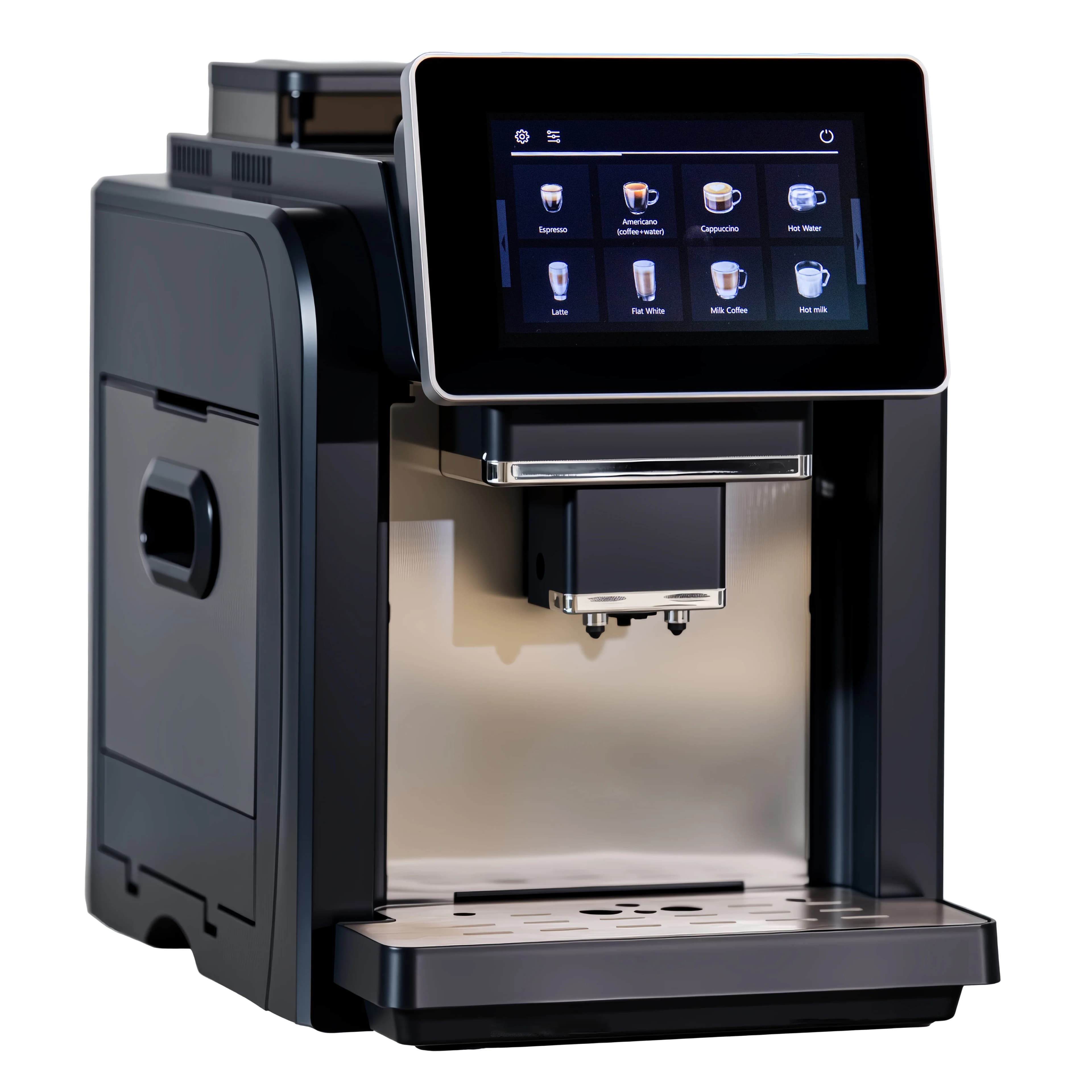 LED Display Touch Screen Intelligent Smart Household Automatic Espresso Electric Coffee Maker Machine