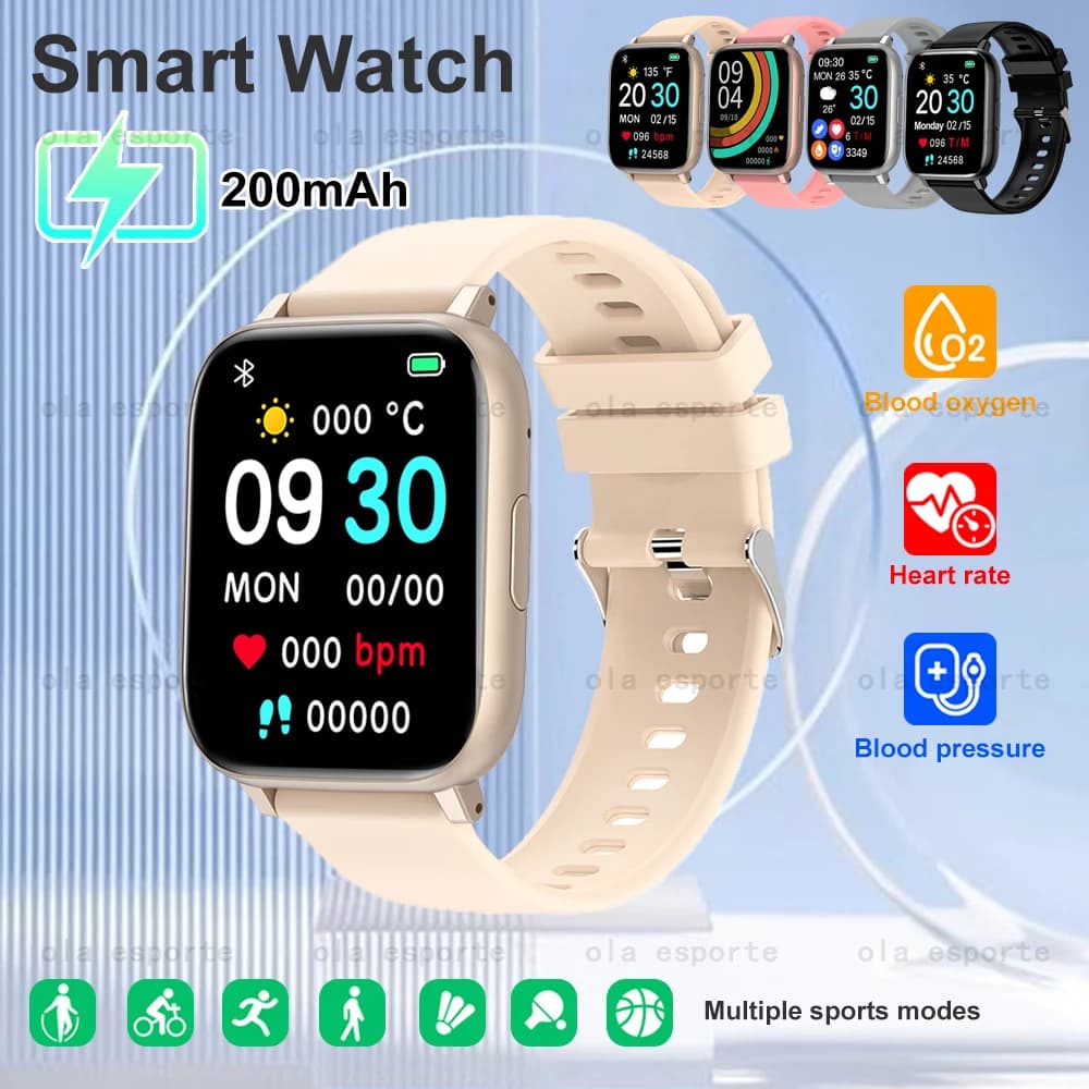 Smartwatch Women's AMOLED Screen 2,01 Inch Call Bluetooth Smart Watch for Health Heart Rate Monitor for All Day Sports Watches IP68