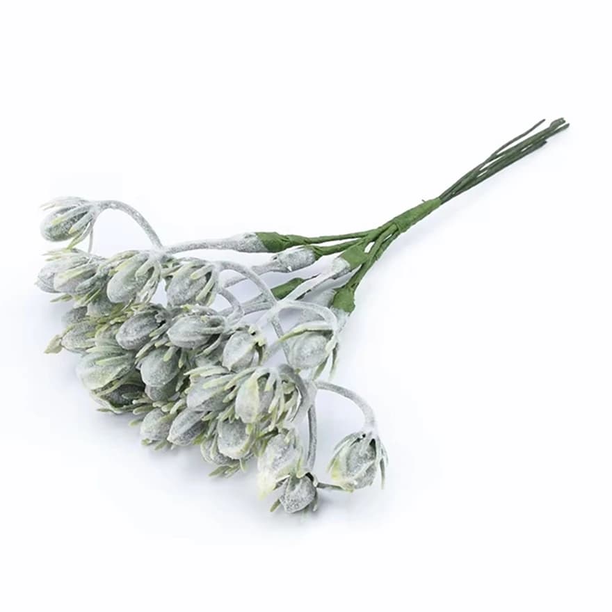 1Pc Artificial Plant Decorative Flowers Garland Vase Home Room Decor Christmas Day Scrapbook Table Various Centerpiece Ornament